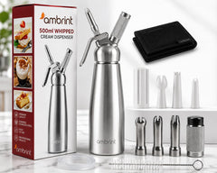 ambrint siphon face avant montrant finition aluminium et robustesse
