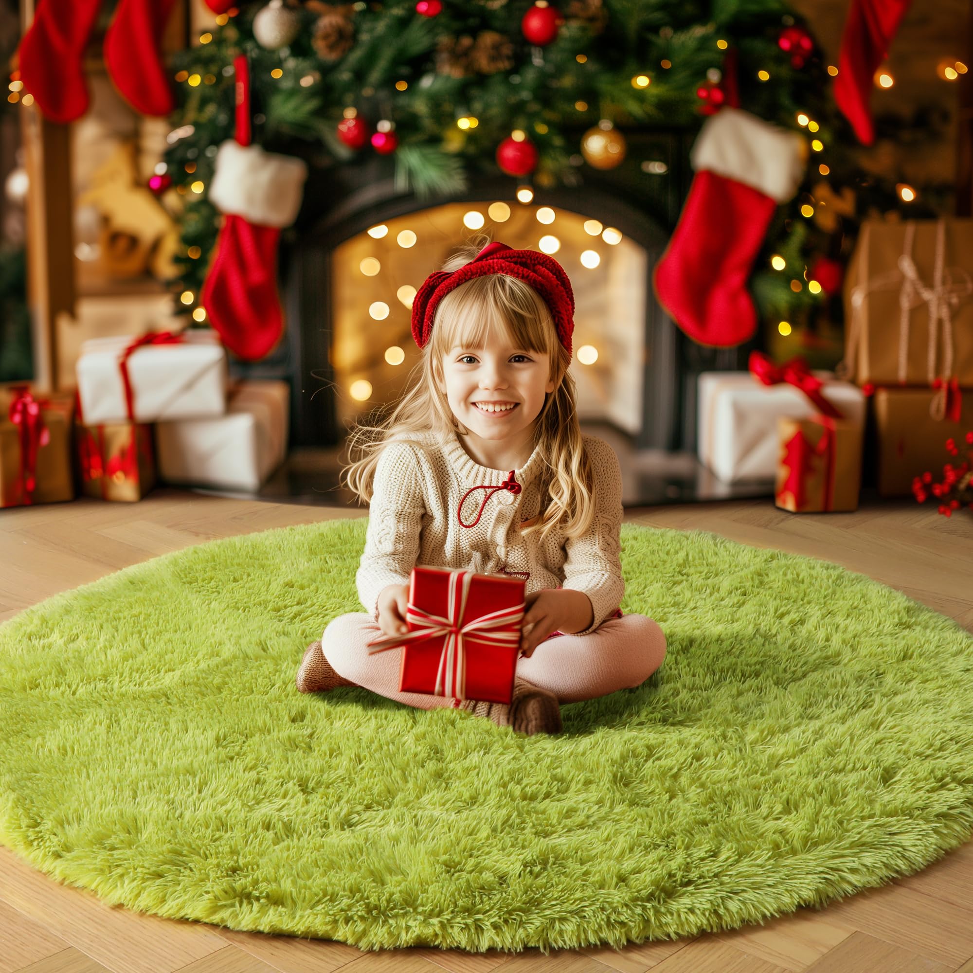 Amdrebio chambre d'enfant décorée avec le tapis, ambiance chaleureuse