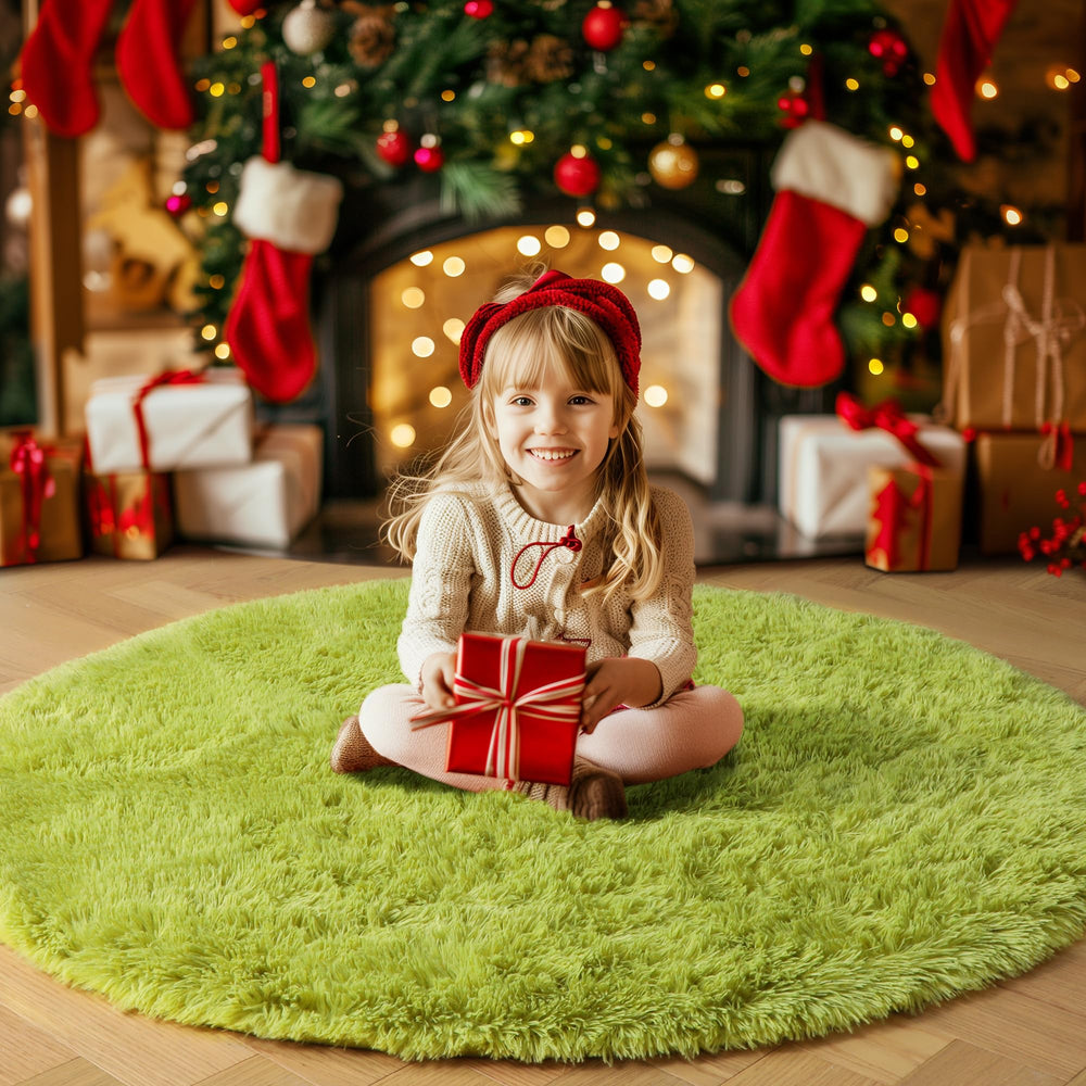 Amdrebio chambre d'enfant décorée avec le tapis, ambiance chaleureuse