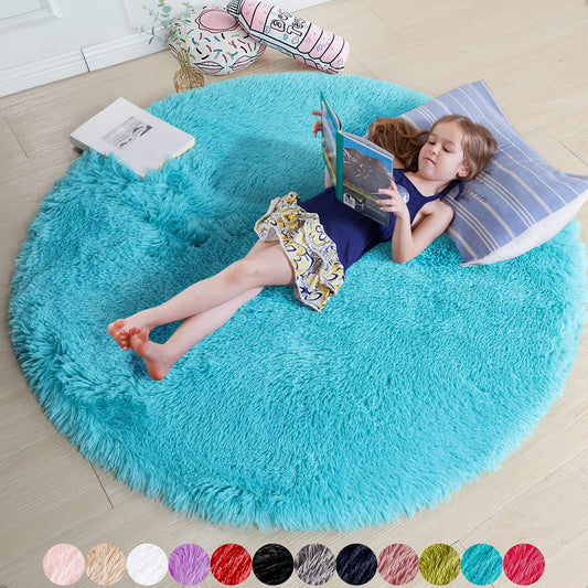Amdrebio tapis bleu face montrant douceur et confort