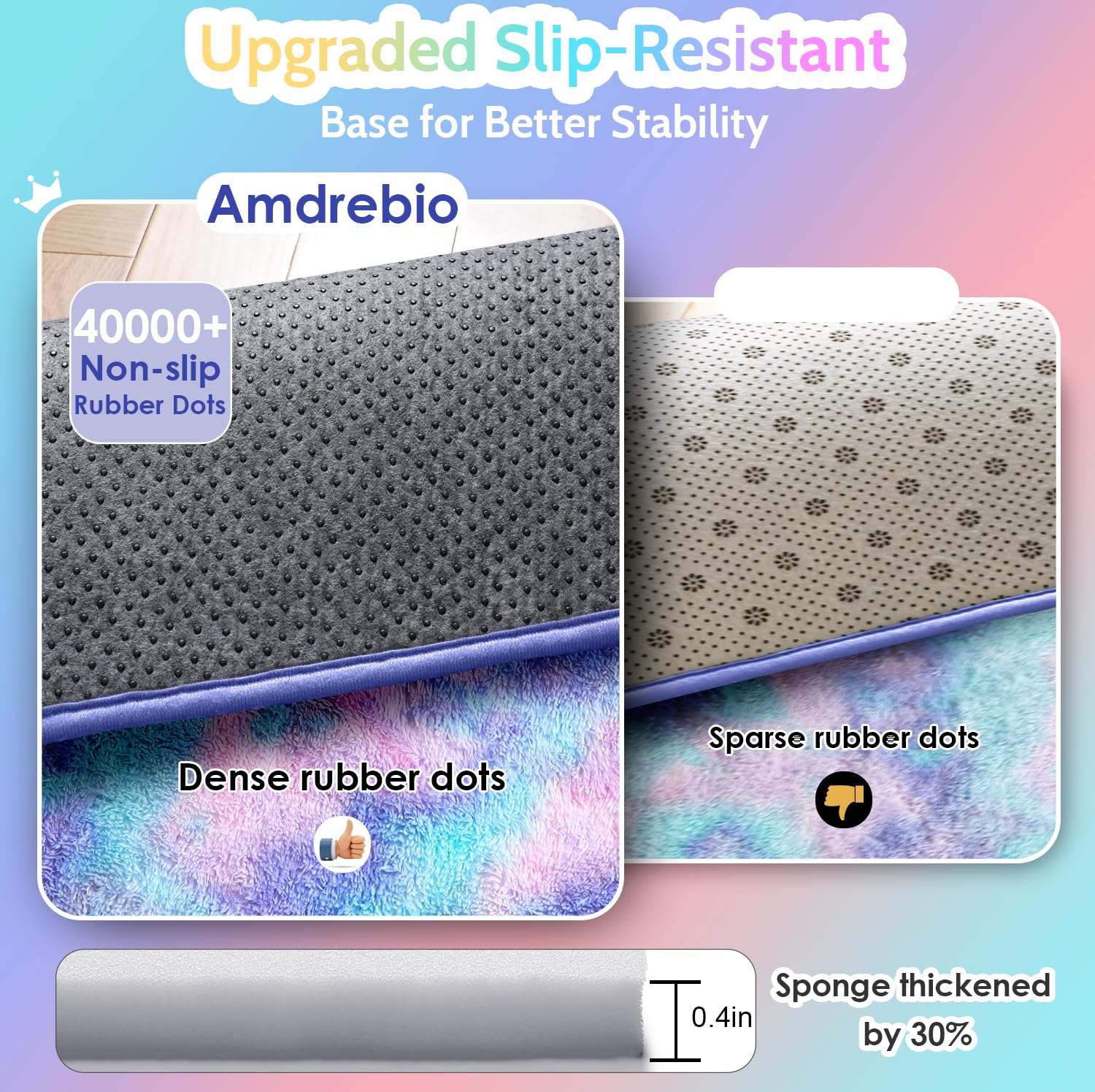 Amdrebio étiquette produit focus matériaux et instructions d'entretien