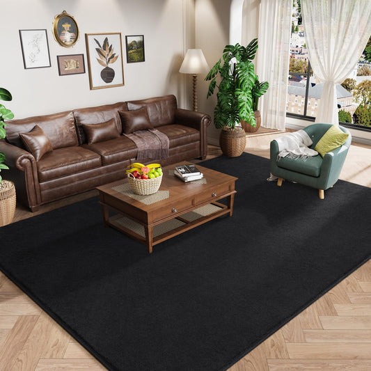 Amearea tapis face avant noir montrant design moderne et confort