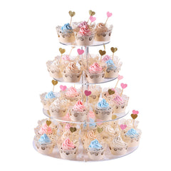 AMEITECH présentoir face plein montrant cupcakes exposés et présentation professionnelle