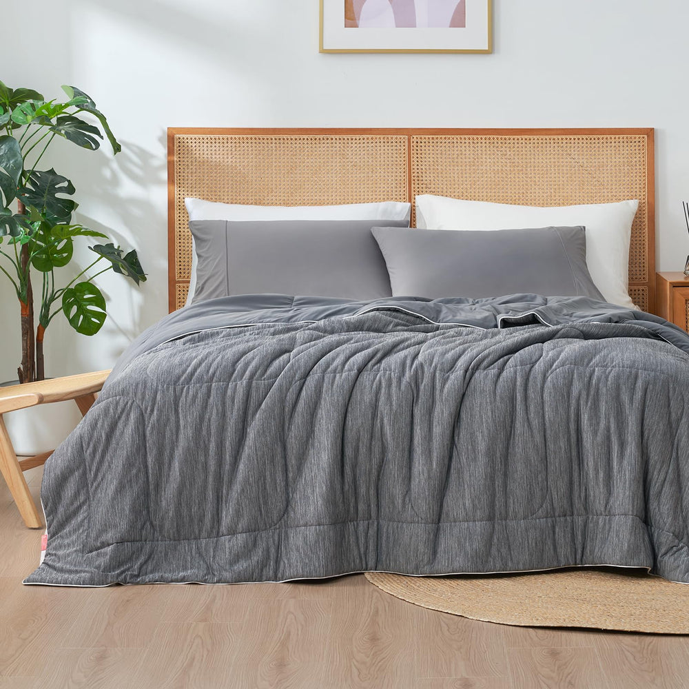 Amélie Home gros plan tissu Q-Max montrant refroidissement au contact