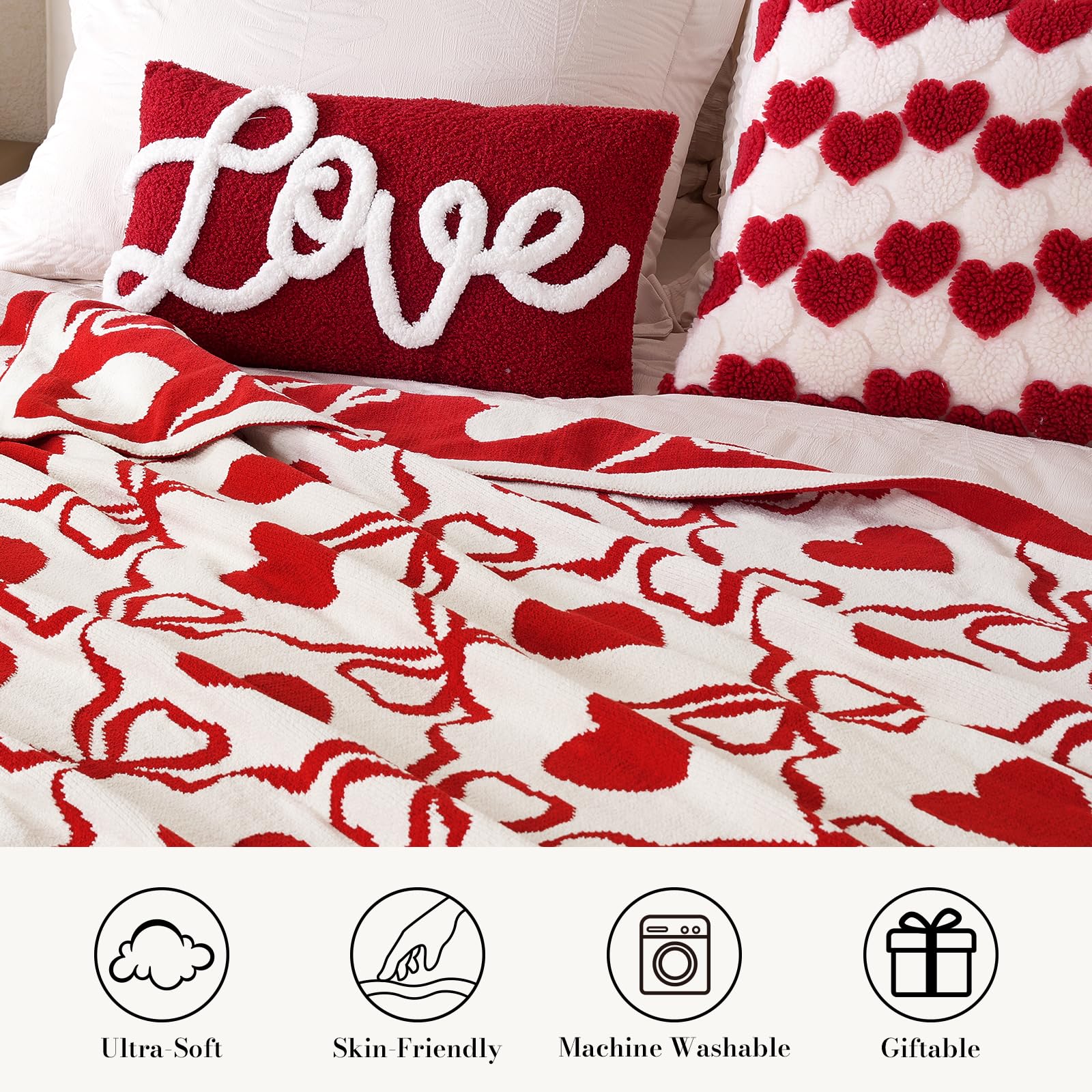 Amélie Home bord du plaid, finitions solides pour durabilité
