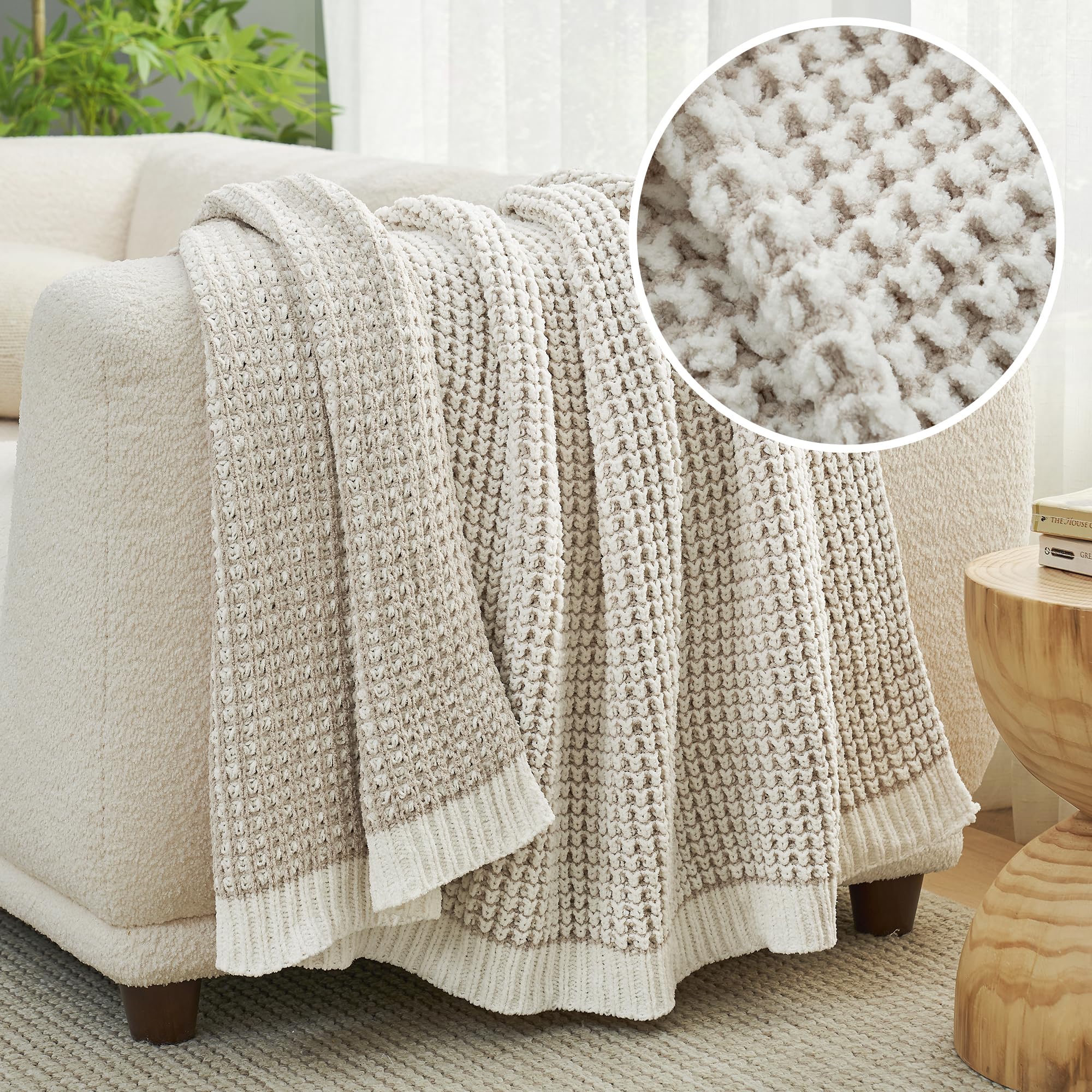 Amélie Home détail gaufré montrant texture douce et structure