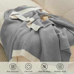 Amélie Home plaid plié prêt à offrir, cadeau pratique et raffiné