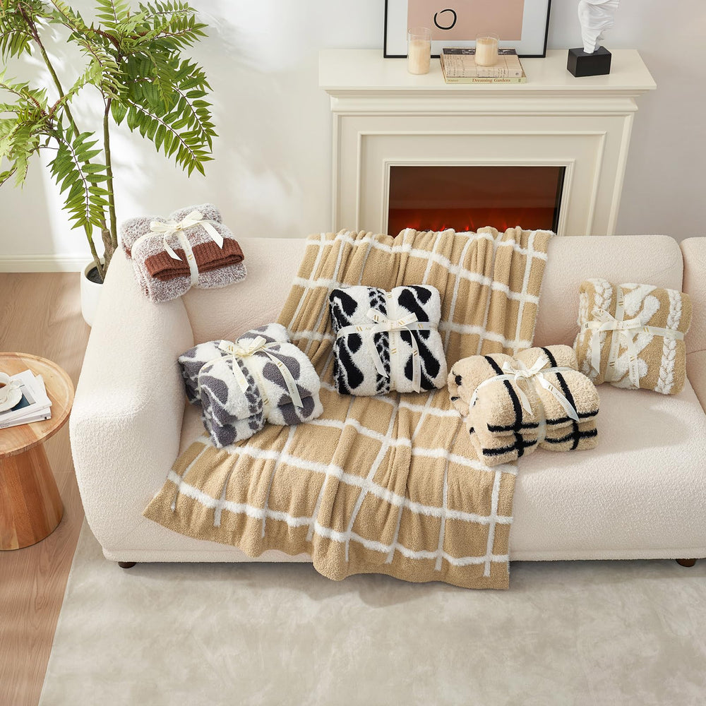 Amélie Home gros plan texture ultra-douce montrant confort tactile
