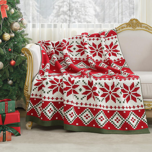 Amélie Home motif Fair Isle en gros plan, apporte charme décoratif