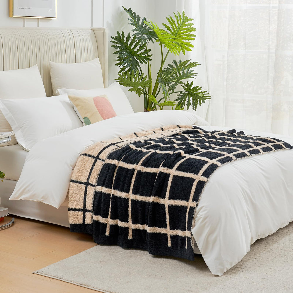 Amélie Home plaid dans salon stylé montrant intégration déco