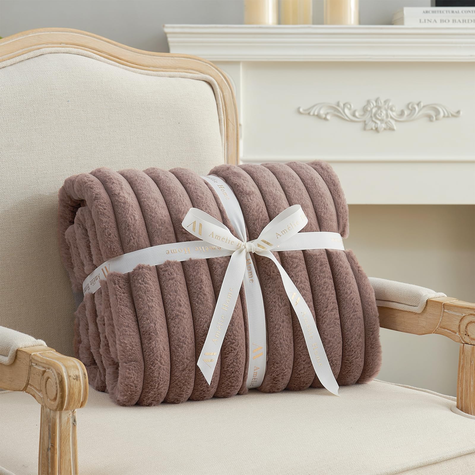 Amélie Home plié dans panier décoratif pour rangement élégant