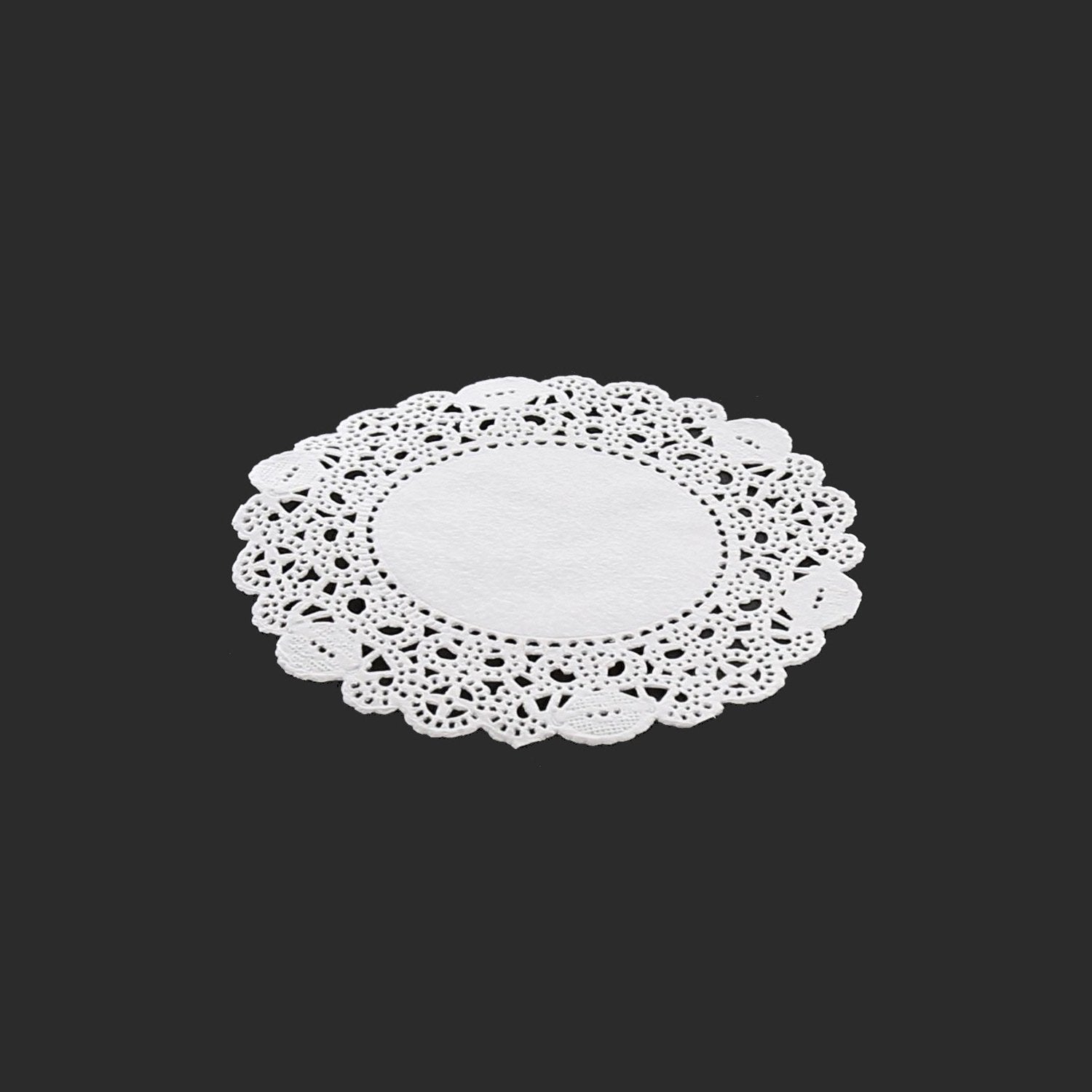 AmerCareRoyal naperon royal 4 pouces posé plat montrant forme et motif