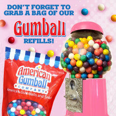 American Gumball Company détail de l'écrou de remplissage pour recharges faciles