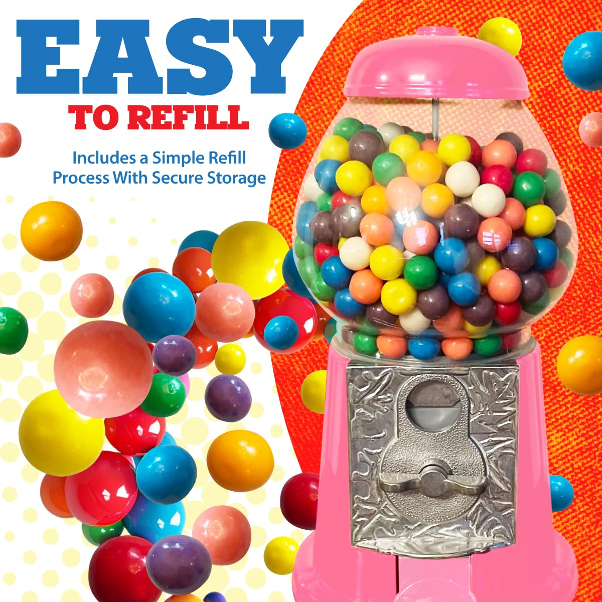 American Gumball Company distribution en cours démontrant usage simple