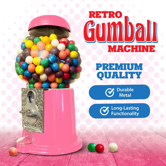 American Gumball Company gros plan du mécanisme offrant distribution fiable