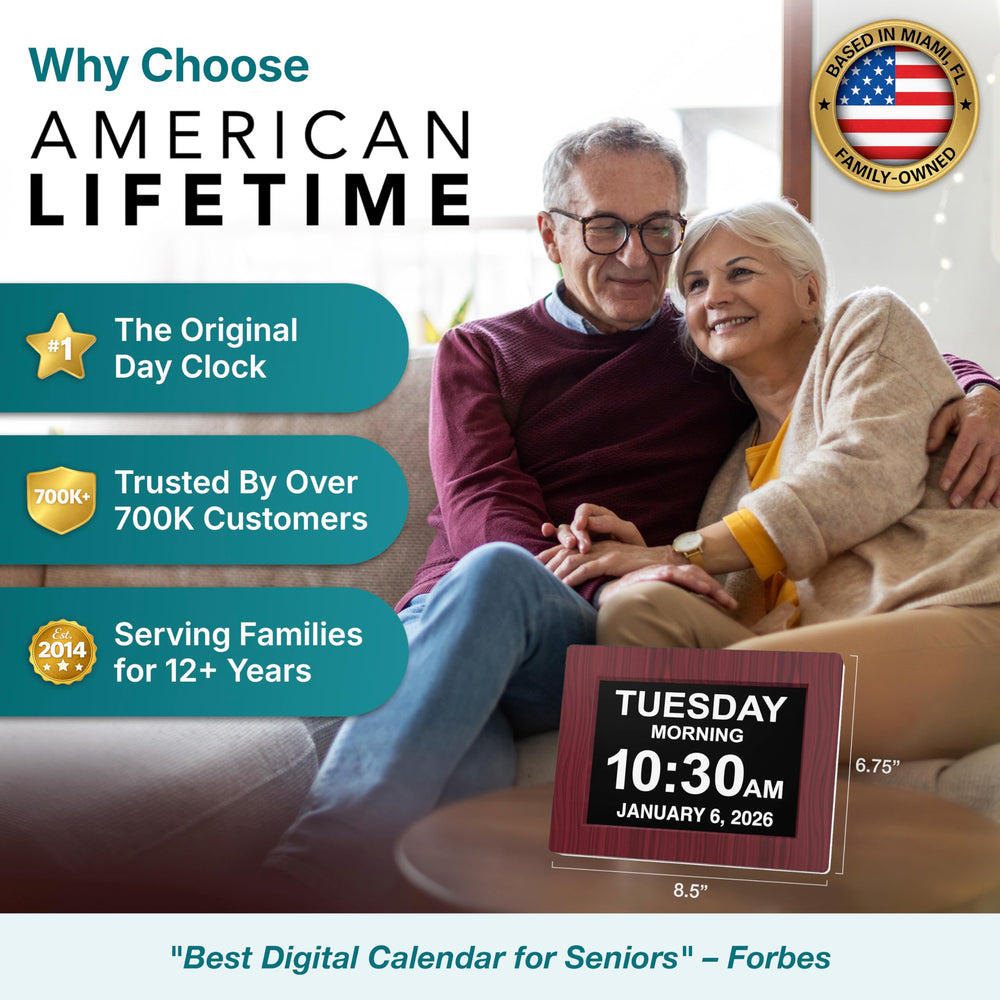American Lifetime profil du boîtier mahogany solide durable
