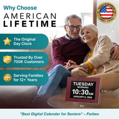 American Lifetime profil du boîtier mahogany solide durable