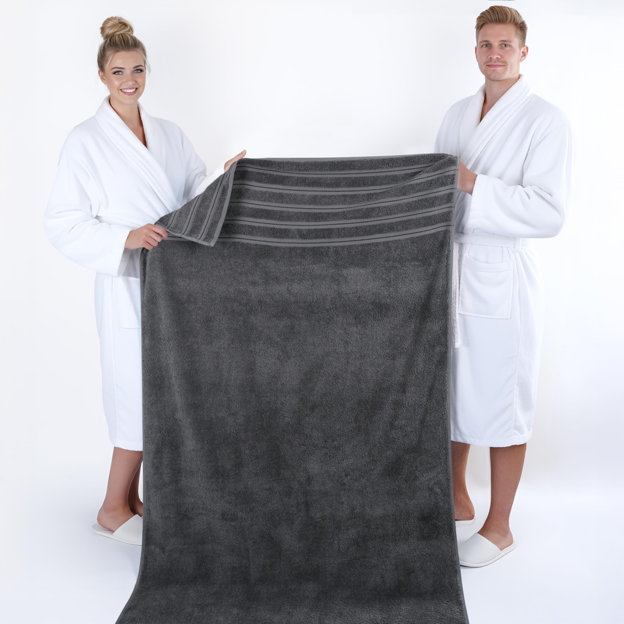 American Soft Linen détail des bords double piqûre, durabilité renforcée