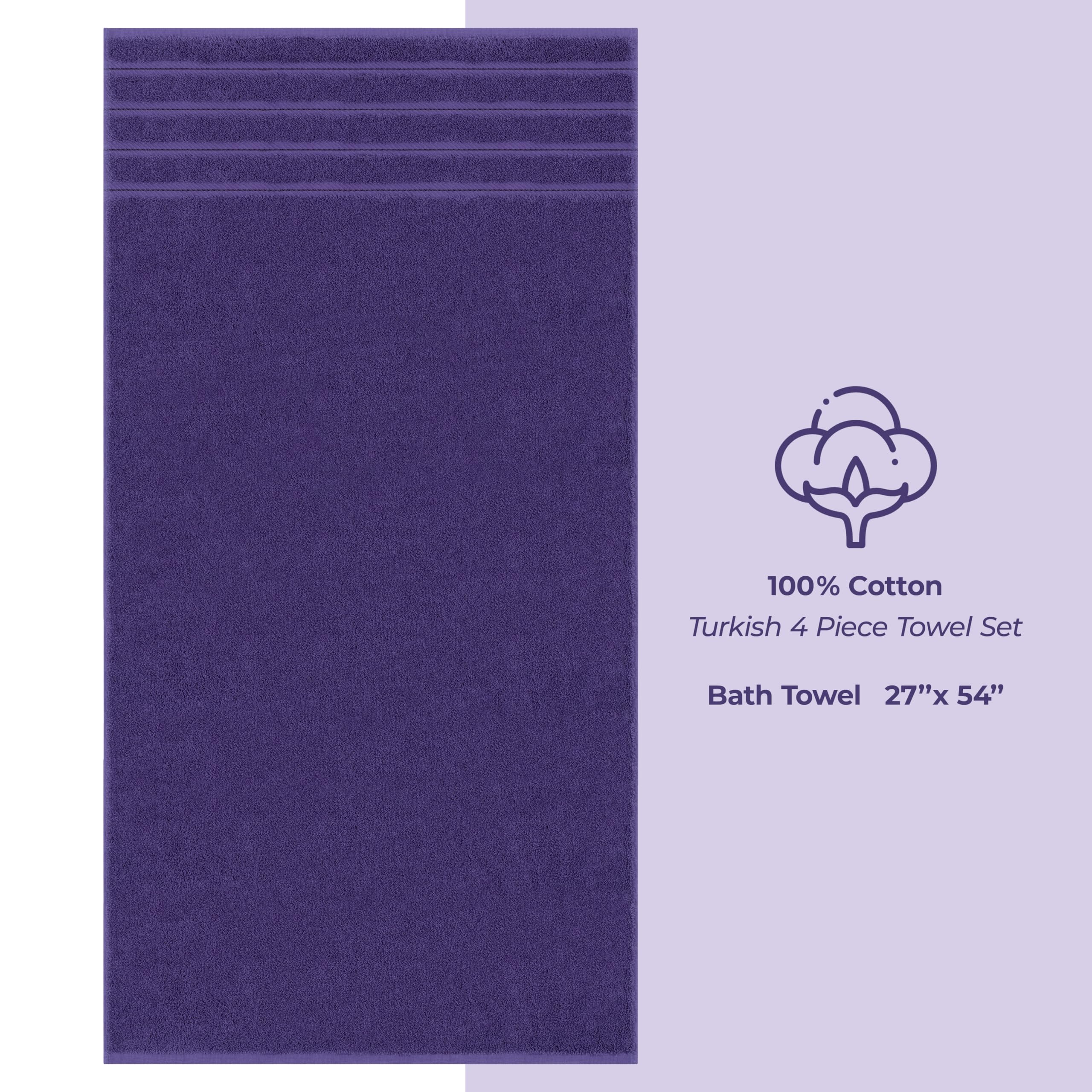 American Soft Linen comparaison de taille 27x54 pouces pour échelle