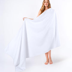 American Soft Linen visage pliée montrant douceur et grand format