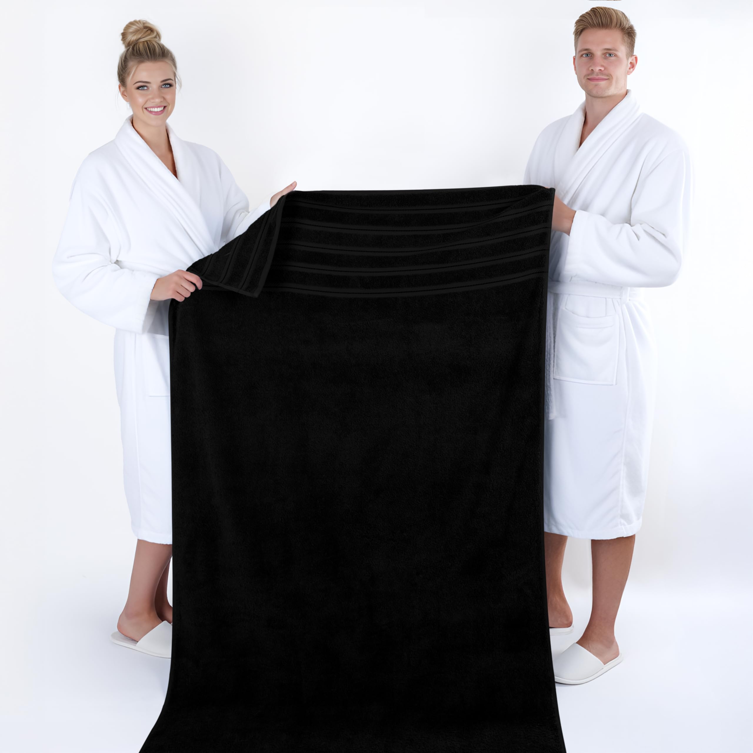 American Soft Linen drap de bain porté, enveloppe le corps confortablement