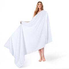American Soft Linen drap de bain face avant montrant taille et design, confort optimal