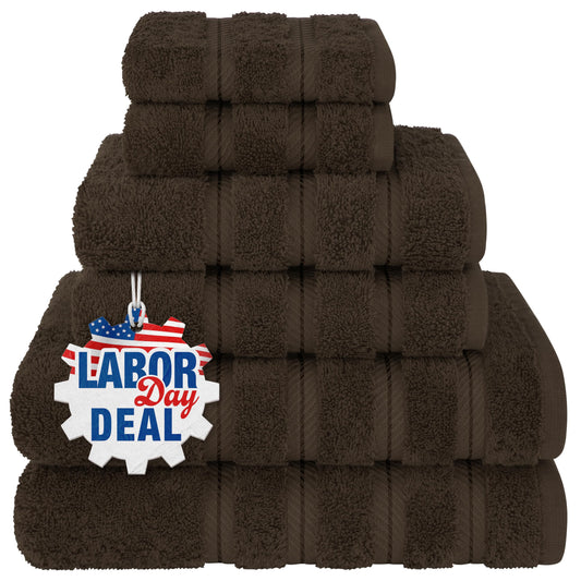 American Soft Linen vue avant de l'ensemble 6 pièces offrant élégance et absorption