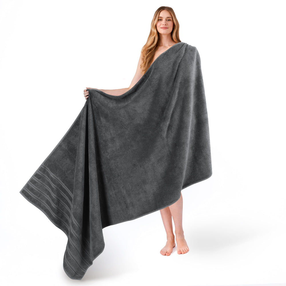 American Soft Linen face avant du drap de bain, design élégant et protection