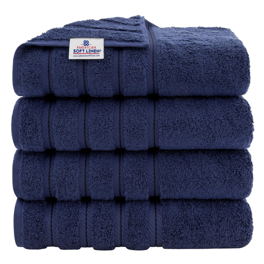 American Soft Linen face avant packaging montrant lot de 4 et confort
