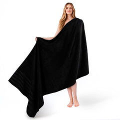 American Soft Linen vue avant du drap de bain montrant format XL et élégance