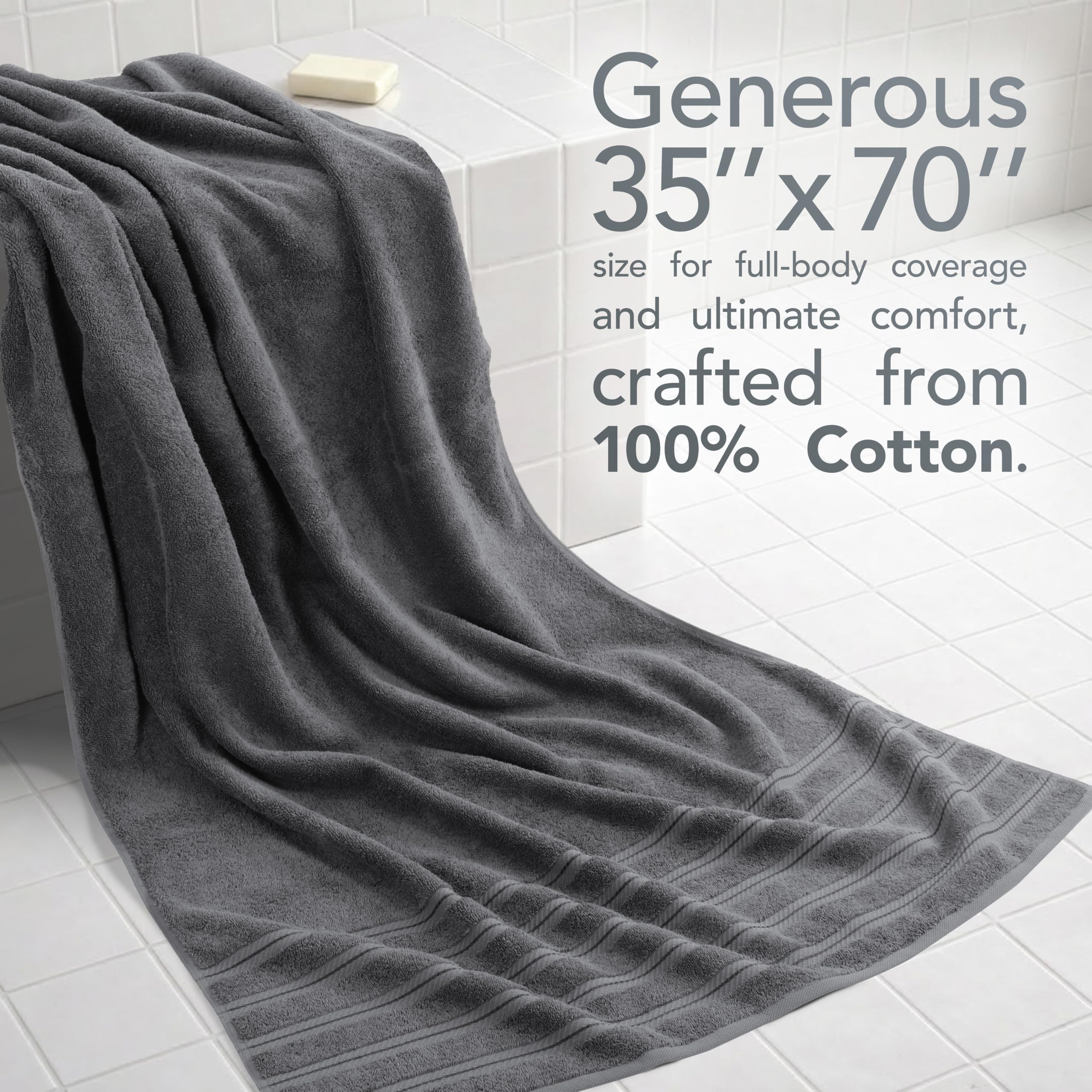 American Soft Linen gros plan sur la texture, douceur visible et absorbante