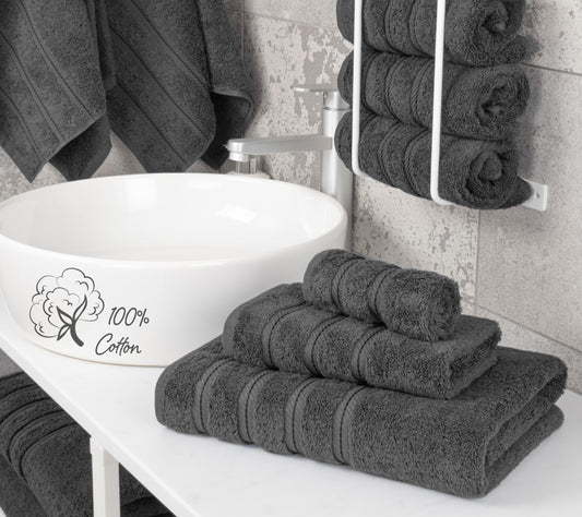 American Soft Linen gros plan fibres coton montrant douceur et absorption