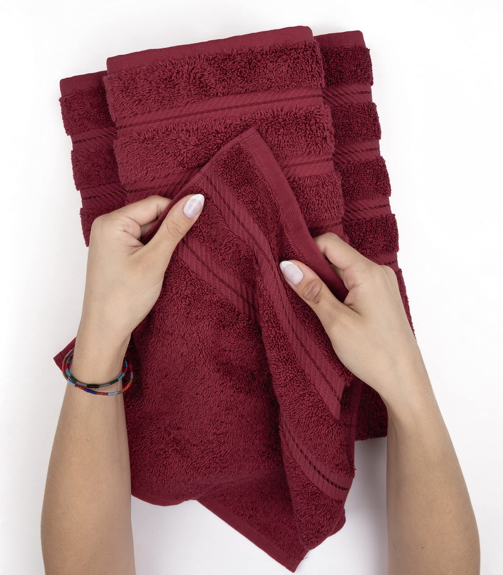 American Soft Linen serviette en usage après douche, confort immédiat
