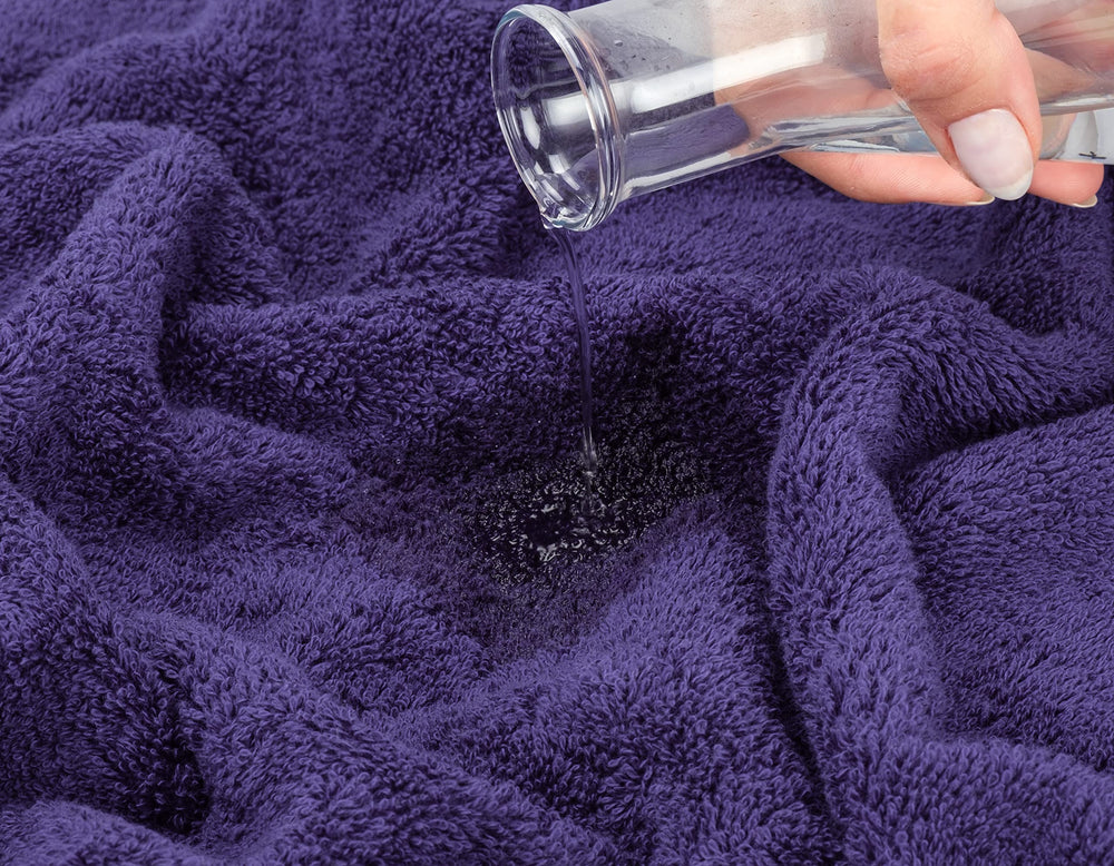 American Soft Linen pile de quatre serviettes pratique pour rotation