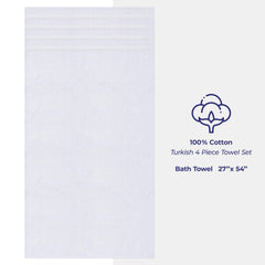 American Soft Linen lot de 4 serviettes empilées, solution pratique pour la maison