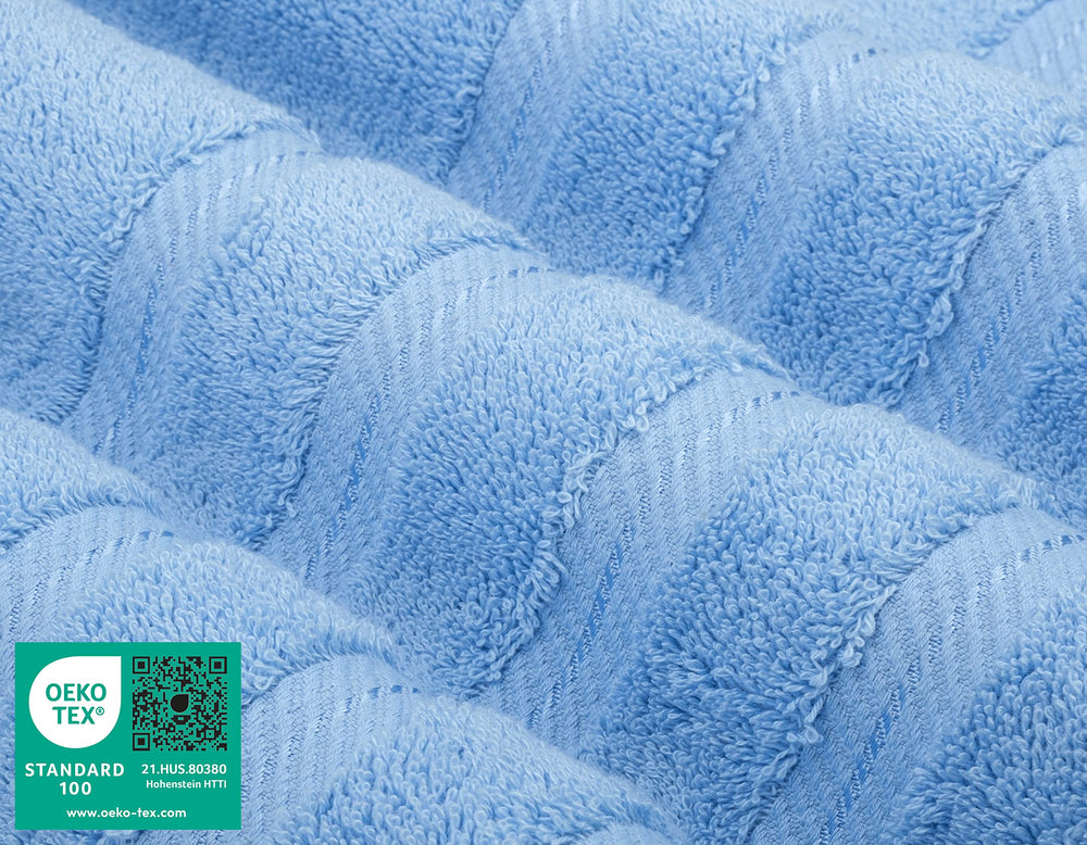 American Soft Linen serviette de bain pliée illustrant épaisseur et rangement