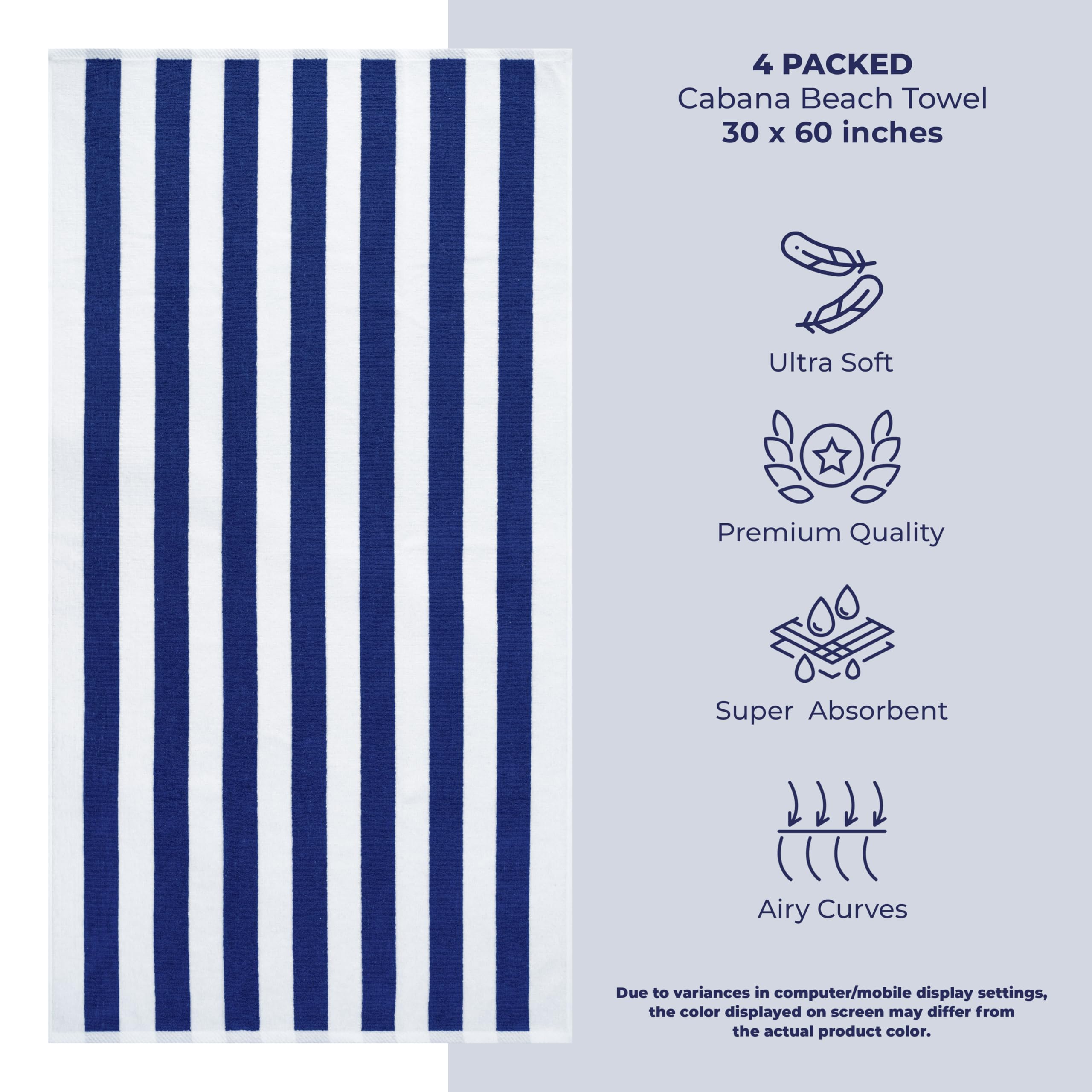 American Soft Linen serviette étendue sur la plage montrant séchage rapide