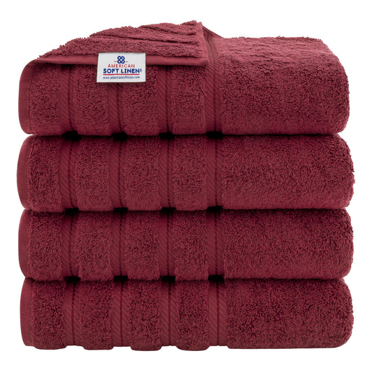 American Soft Linen serviette face montrant coupe et finition, confort optimal