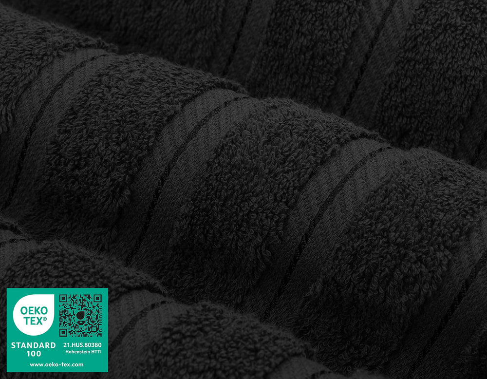 American Soft Linen gros plan sur la texture du coton, absorption visible