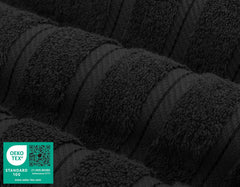 American Soft Linen gros plan sur la texture du coton, absorption visible