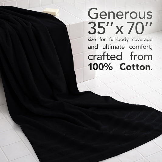 American Soft Linen gros plan de la texture en coton turc doux et absorbant