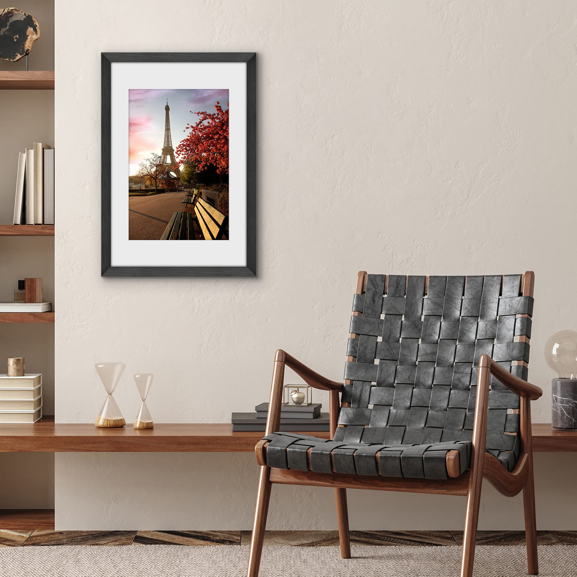 Americanflat installation montrant accroche vertical et horizontal incluse, pose simple