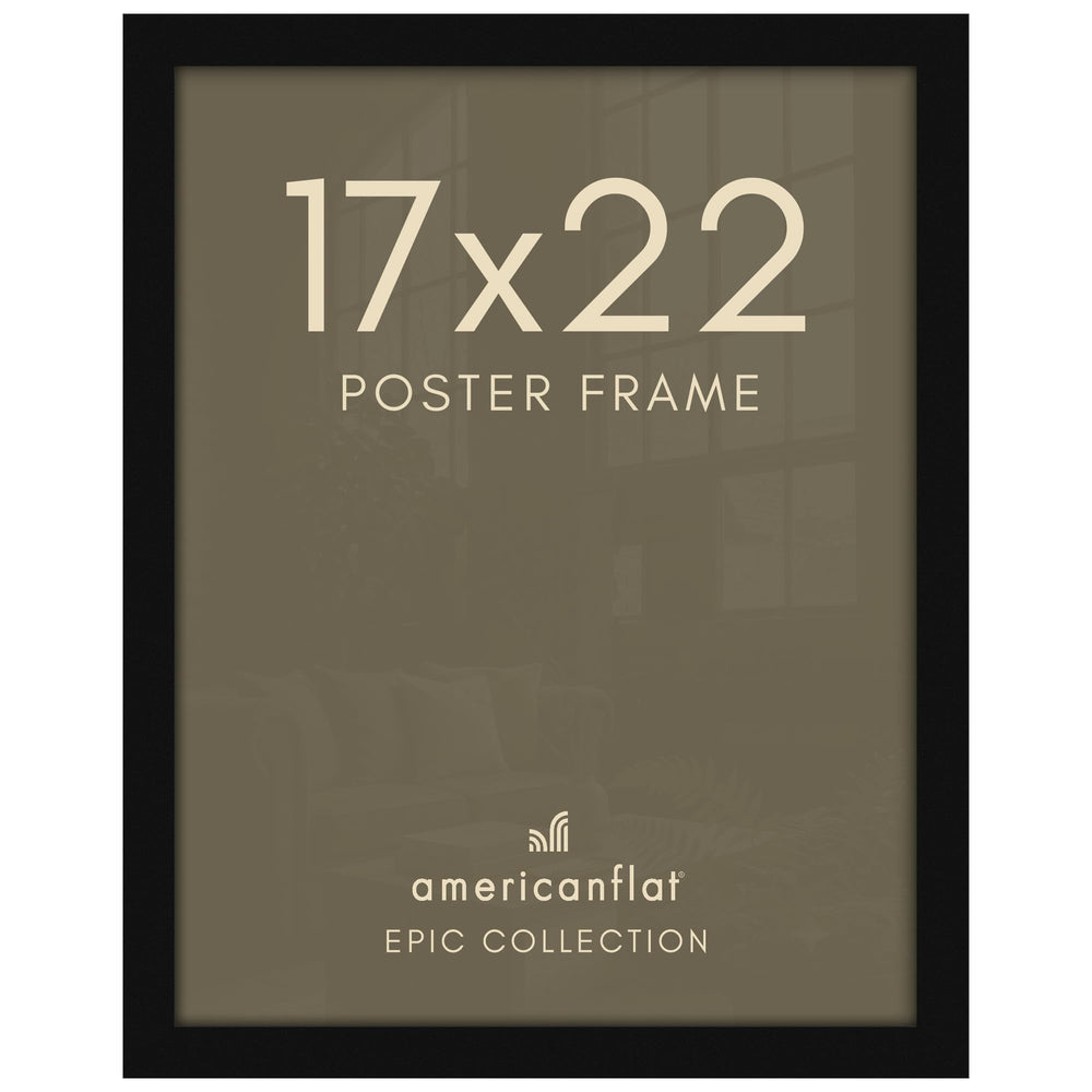 Americanflat cadre 17x22 vue avant mettant en valeur l'image et l'esthétique
