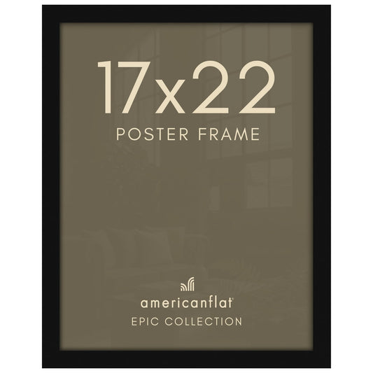 Americanflat cadre 17x22 vue avant mettant en valeur l'image et l'esthétique