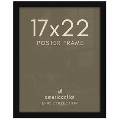 Americanflat cadre 17x22 vue avant mettant en valeur l'image et l'esthétique
