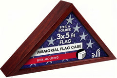 Americanflat face en plexiglas acajou montrant protection et élégance