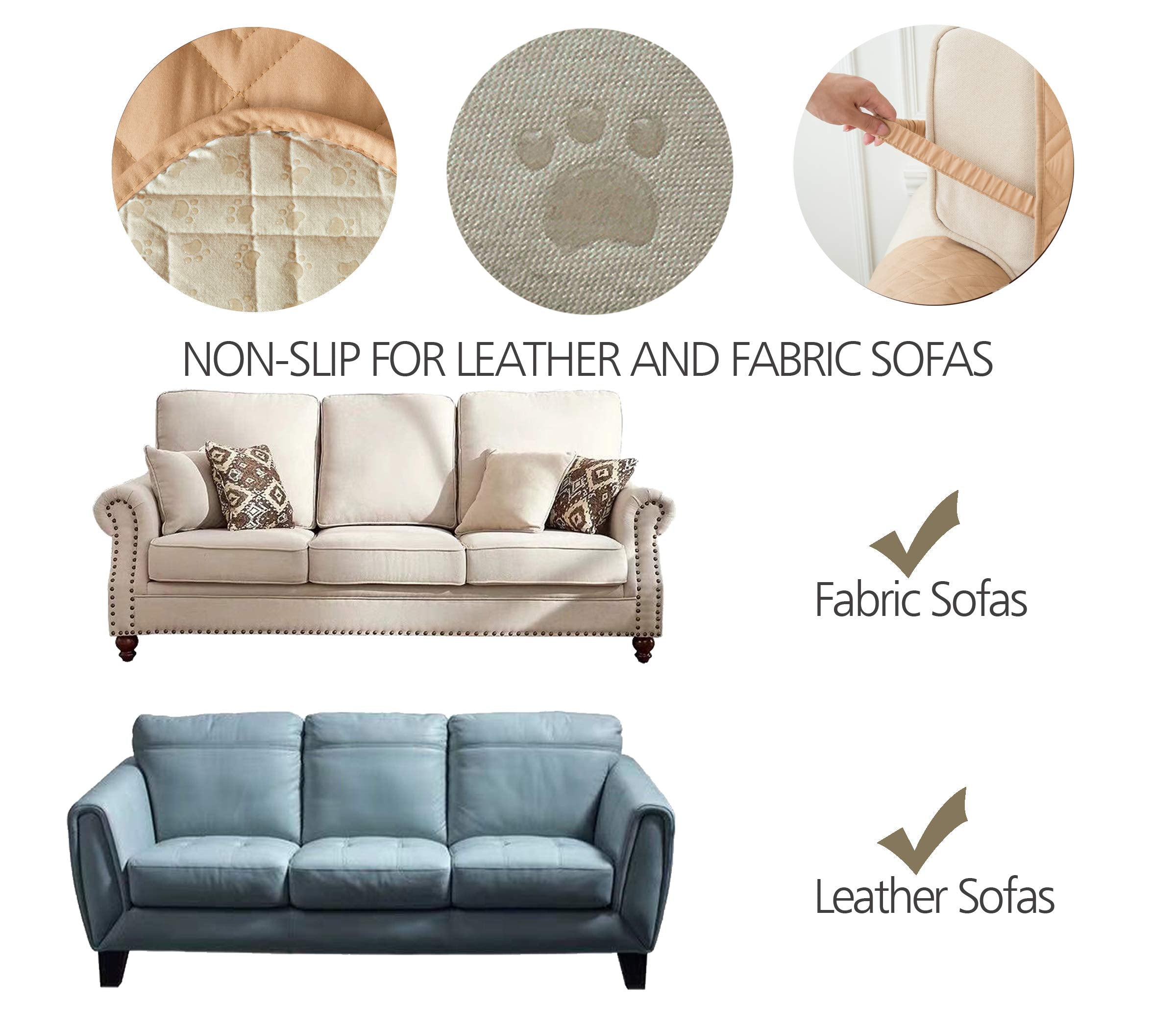 Ameritex housse dans salon stylé illustrant protection discrète et élégante