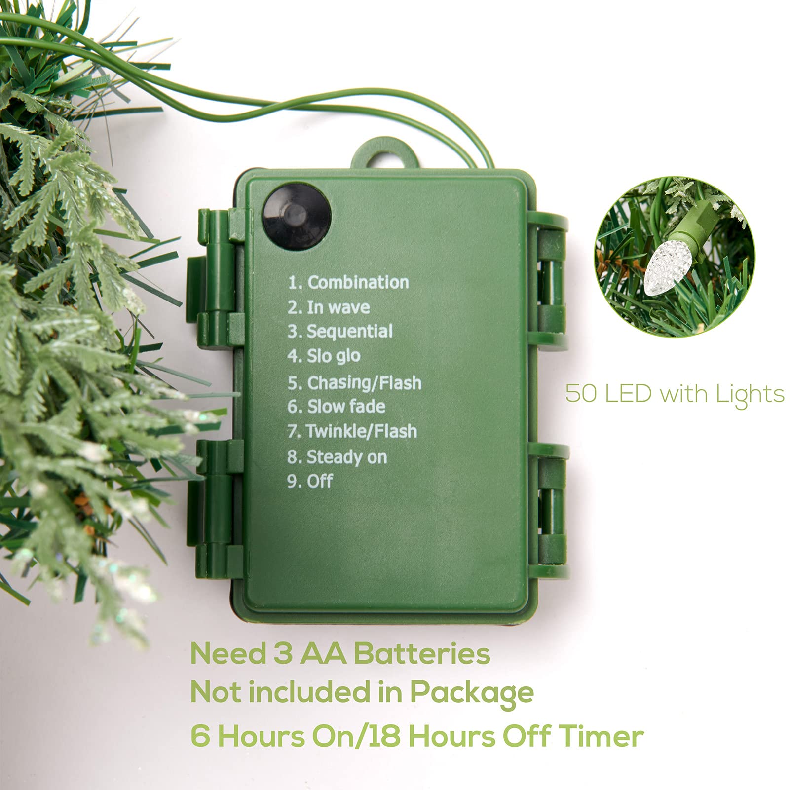 AMERZEST boîtier piles et minuterie pour usage sans fil pratique