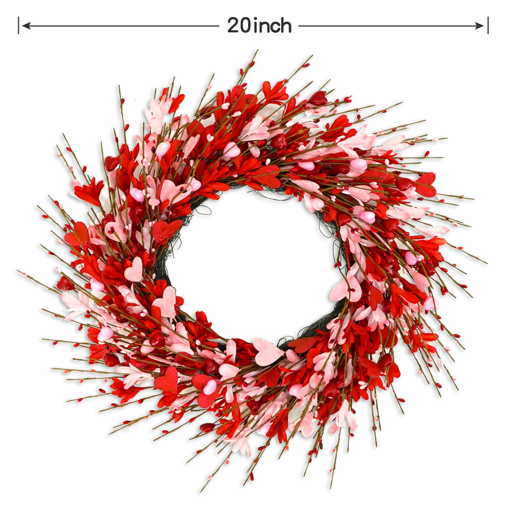 AMF0RESJ détail cœurs roses et rouges créant accent amoureux