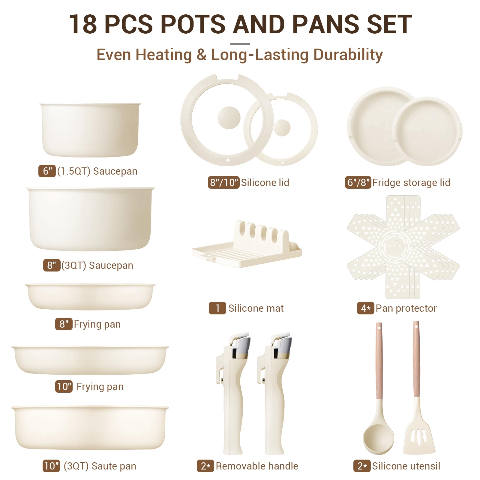 Ammeloo mise en scène cuisine crème style moderne et esthétique